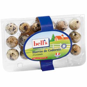 Huevos de Codorniz BELL'S Bandeja 18un