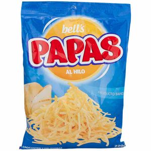Piqueo BELL'S Papas al hilo Bolsa 220Gr