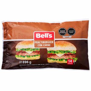 Practiburguer con Carne BELL'S Bolsa 14un