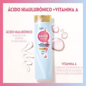 Shampoo SEDAL Hialurónico y Vitamina A Frasco 340ml