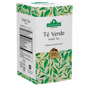 Infusiones SAINT GOTTARD Té Verde Caja 20un