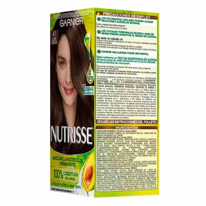 Tinte para Cabello GARNIER NUTRISSE Café Delicia 41 Caja 1un