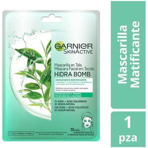Mascarilla Facial en Tela GARNIER Matificante Sobre 1un