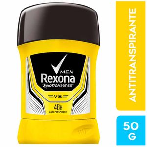 Desodorante en Barra para Hombre REXONA V8 Frasco 50g