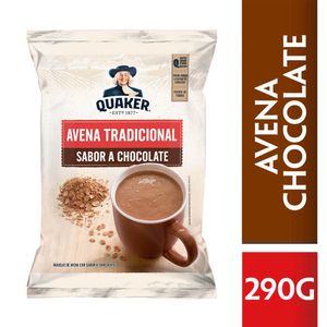 Avena QUAKER con sabor a Chocolate Bolsa 290g