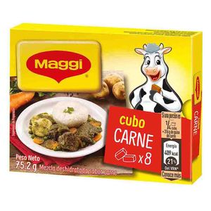 Caldo en Cubitos MAGGI sabor Carne Caja 75.2g