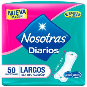 Protectores Diarios NOSOTRAS Largos Paquete 50un