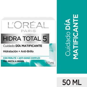 Crema Hidratante L'ORÉAL Hidra Total 5 Piel Mixta a Grasa Frasco 50ml