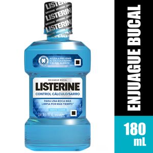 Enjuague Bucal LISTERINE Menta Suave Botella 180ml