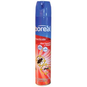 Insecticida en Aerosol BOREAL Mata Cucarachas y Hormigas Frasco 400ml