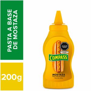 Mostaza COMPASS con Chisguete Frasco 200g
