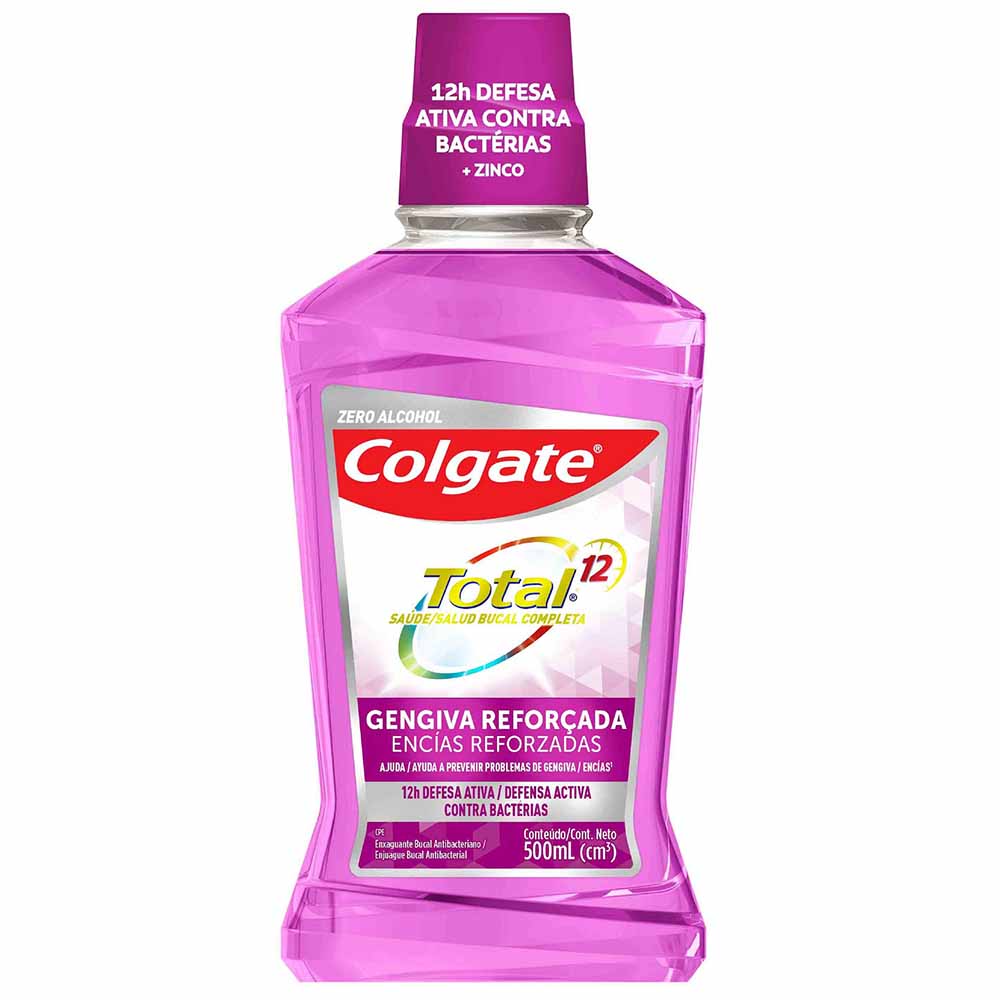 Enjuague Bucal Colgate Total 12 Encías Reforzadas Frasco 500ml Real Plaza