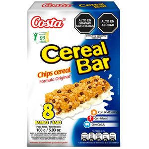 Cereal Bar COSTA Chips Caja 8un