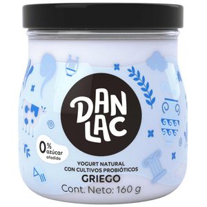 Yogurt Griego DANLAC Natural Frasco 160g