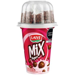 Yogurt LAIVE Mix Fresa con Bolitas de Chocolate Vaso 125g