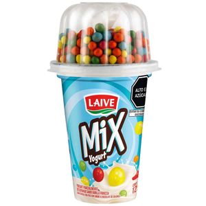 Yogurt LAIVE Mix Vainilla Francesa con Bolitas de Colores Vaso 125g