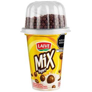 Yogurt LAIVE Mix Vainilla Francesa con Bolitas de Chocolate Vaso 125g
