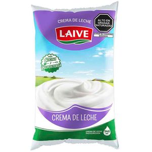 Crema de leche LAIVE Repostería Bolsa 946ml