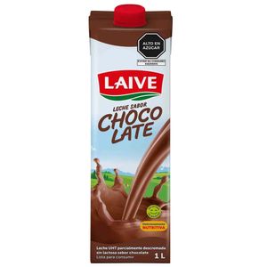 Leche LAIVE Sin Lactosa Sabor a Chocolate Tetrapack 1L