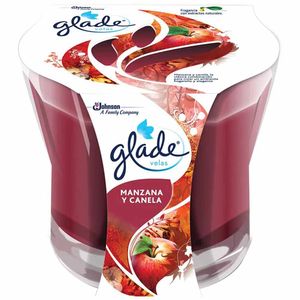 Ambientador GLADE Vela Manzana y Canela Unidad 96g