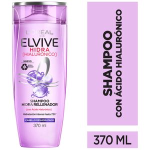 Shampoo ELVIVE Ácido Hialurónico Frasco 370ml
