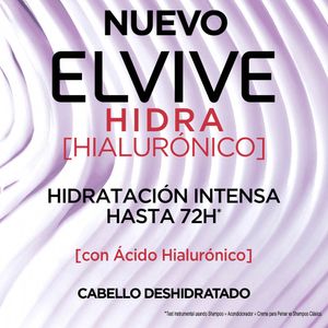 Shampoo ELVIVE Ácido Hialurónico Frasco 370ml
