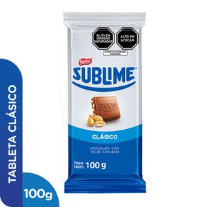 Chocolate SUBLIME Clásico Paquete 100g