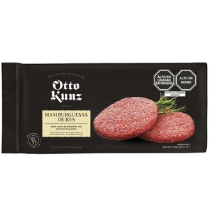 Hamburguesa OTTO KUNZ Premium de Res Bolsa 4un