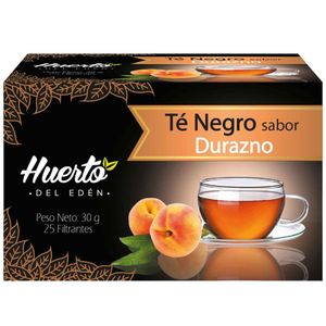 Té Negro HUERTO DEL EDEN de Durazno Caja 25un