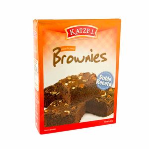 Mezcla en Polvo KATZEL para preparar Brownies Caja 625g