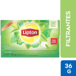 Infusiones LIPTON Té Verde Natural Caja 20un