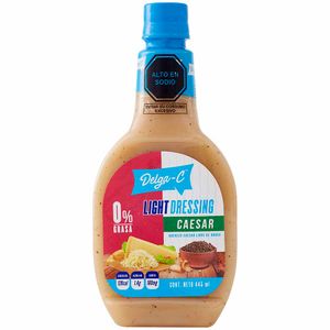 Salsa DELGA-C César Libre de Grasa Botella 443ml