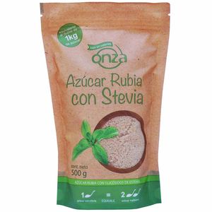 Azúcar Rubia ONZA Light con Stevia Doypack 500g