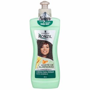 Crema para Peinar KONZIL Rizos controlados Botella 230ml