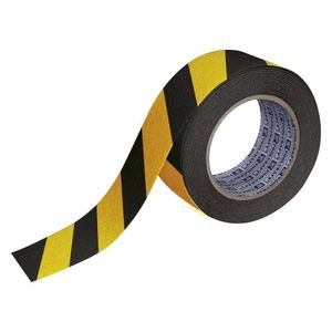 Cinta Antiderrapante 50mmx5m Negro / Amarillo Toolcraft TC5270