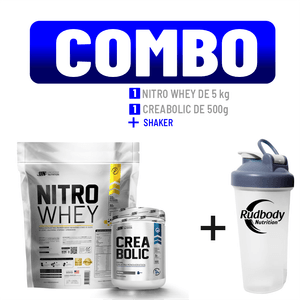 Combo Universe Nutrition Nitro Whey 5000Gr Chocolate + Creabolic 500Gr + Shaker