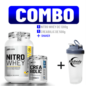 Combo Universe Nutrition Nitro Whey 1200Gr Cookie  + Creabolic 500Gr + Shaker