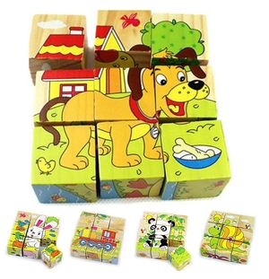 Rompecabezas en Cubo x9 pcs