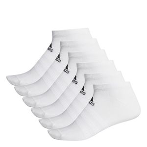 Pack por 6 Medias adidas Deportivas Taloneras Essentials Talla M Blanco