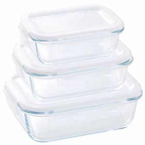 Set de Tápers VIVA HOME Vidrio Paquete 3un