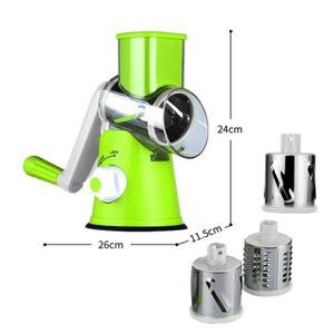 Rayador Multifuncional con Molino para Frutas y Verduras