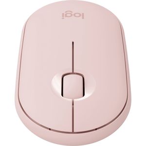 Mouse Logitech Pebble M350 Silent Wireless Bluetooth Rosado - 910-005769