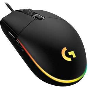 Mouse Logitech G203 Lightsync Gamer 6 botones Negro - 910-005790