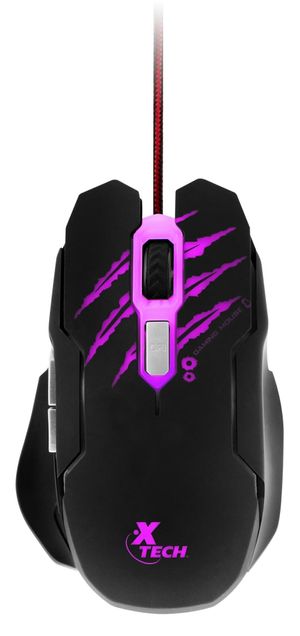 Mouse Xtech LETHAL HAZE 3D 6 Botones Gamer USB 3200DPI - XTM-610