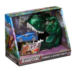 Pista Teamsterz Disparador Dino Con 1 Carro Verde