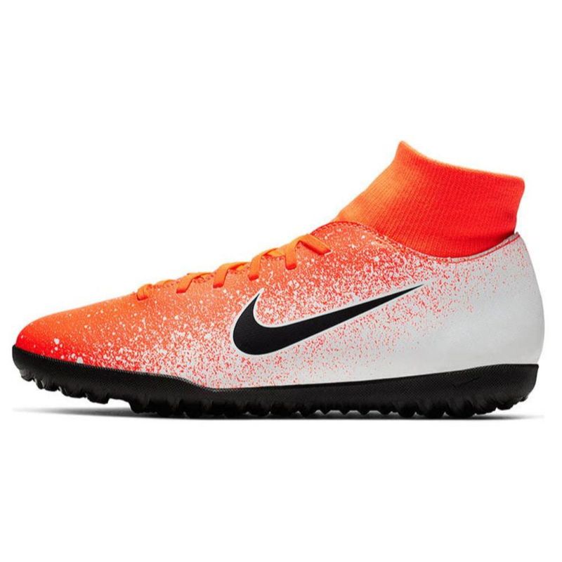 Zapatillas de Futbol Nike Hombre AH7372 801 Superfly 6 Club T Naranja Blanco Real Plaza