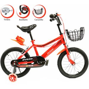 Bicicleta Infantil EVEZO 902-16 Red