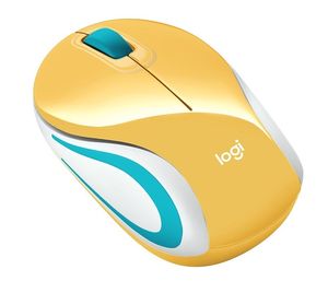 Mouse Logitech M187 Mini Wireless RF Refresh Amarillo - 910-005365
