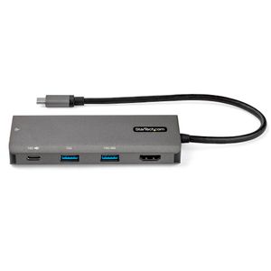 Adaptador Startech Docking USB-C HDMI 4K 30Hz PD 100W Red GbE RJ45- DKT31CHPDL