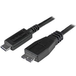 Cable Startech Adaptador USB-C a Micro USB-B 50cm Disco Externo - USB31CUB50CM